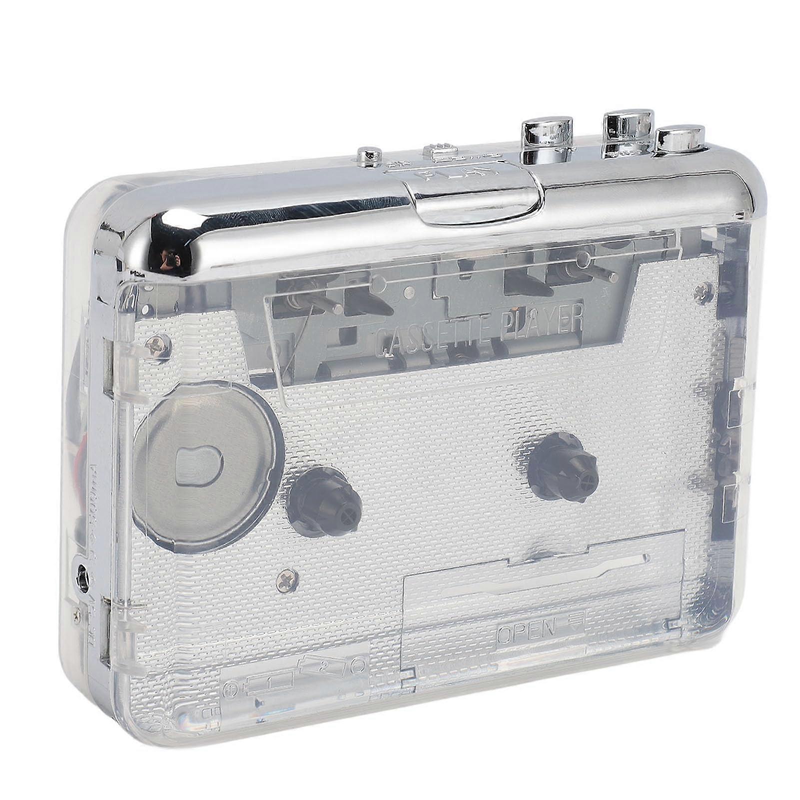 Portable Cassette Player Recorder Converter, Cassette to MP3 Converter, Cassette Player Audio Cassette to Digital Converter for Home Travel Park