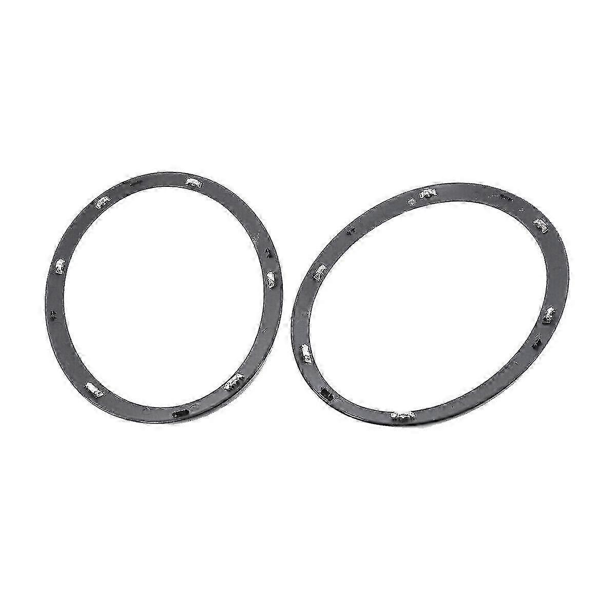 1Pair Gloss Black Headlight Trim Ring Decor for 2014-2019 MINI Cooper S ...