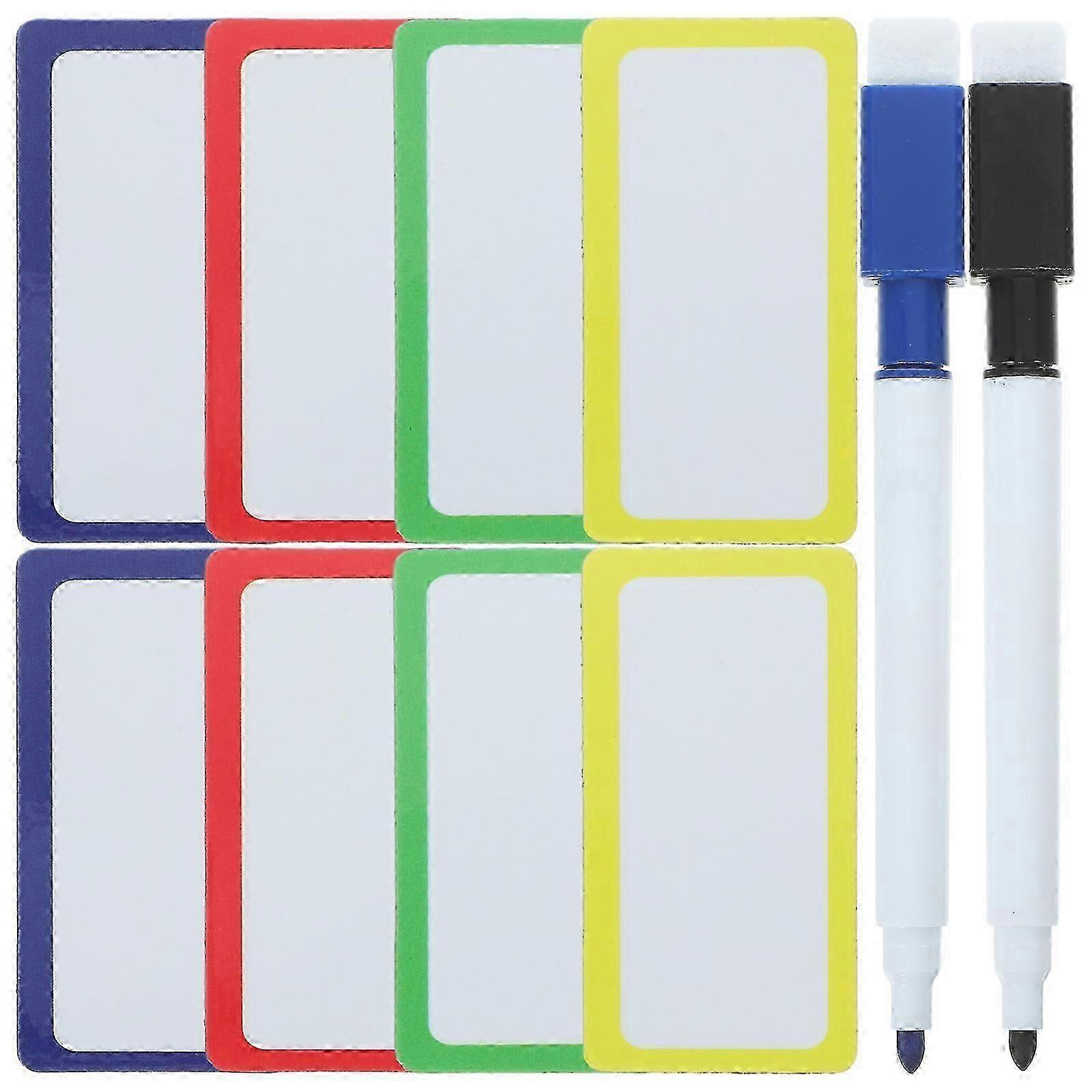 Dry Erase Magnet Sticker Tag Reusable 1 Set for Whiteboard