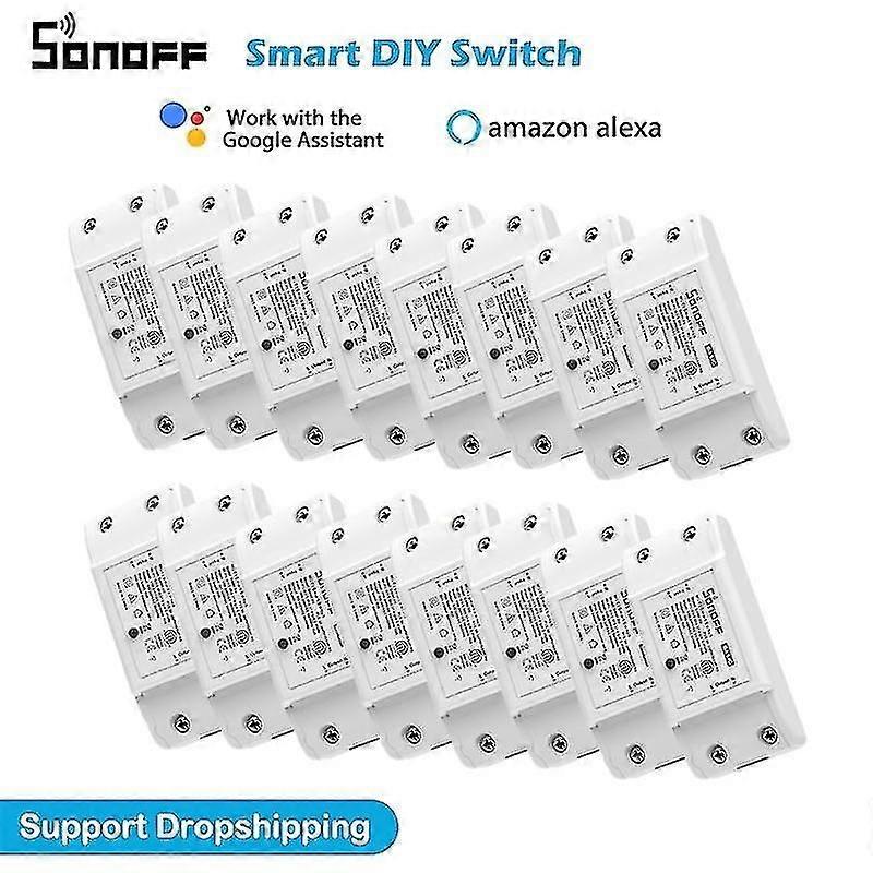 1-20pcs Sonoff Basic R2 10a 2200w Wifi Smart Home Switch Controller Timer