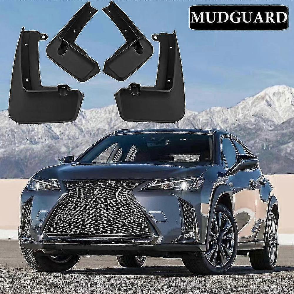4x Mud Flaps for Lexus UX UX200 UX250h 2019-2023 - Front & Rear Splash Guards