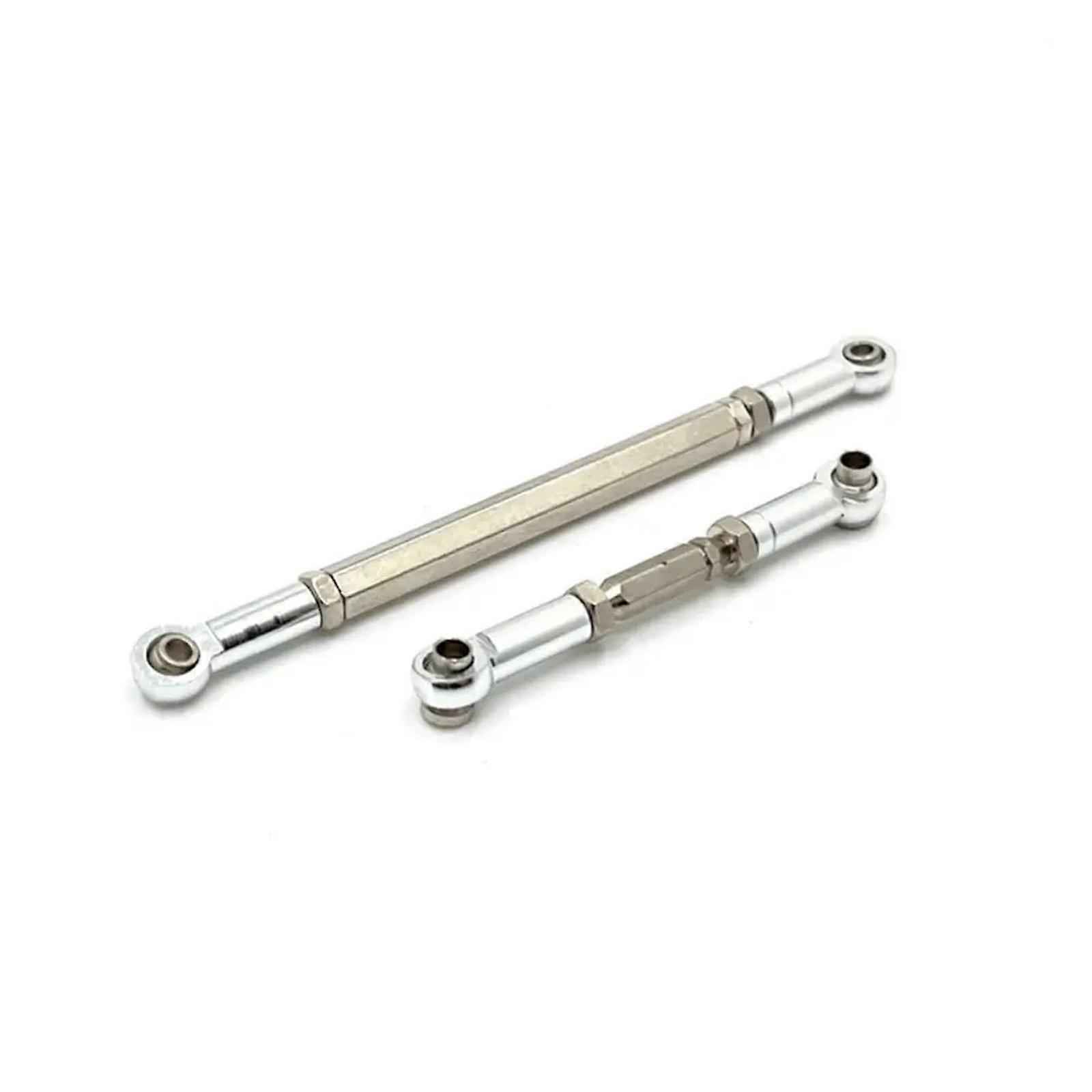 Steering Linkage Servo Link 1/12 Scale Aluminum Alloy For MN MN82 LC79 MN78 RC Car Part Silver