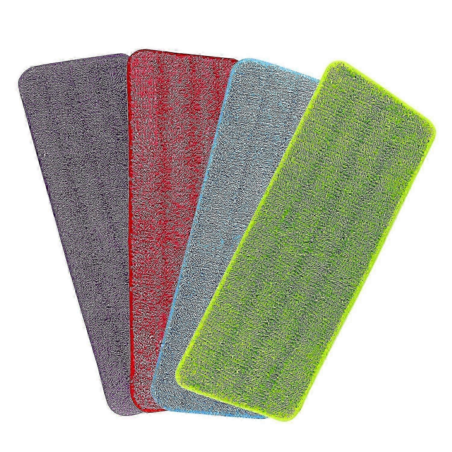4 Pack Spray Mop Pads Microfiber Mops Refill Pad Reveal Mop Head Replacement Pad For Cleaning 42x14cm