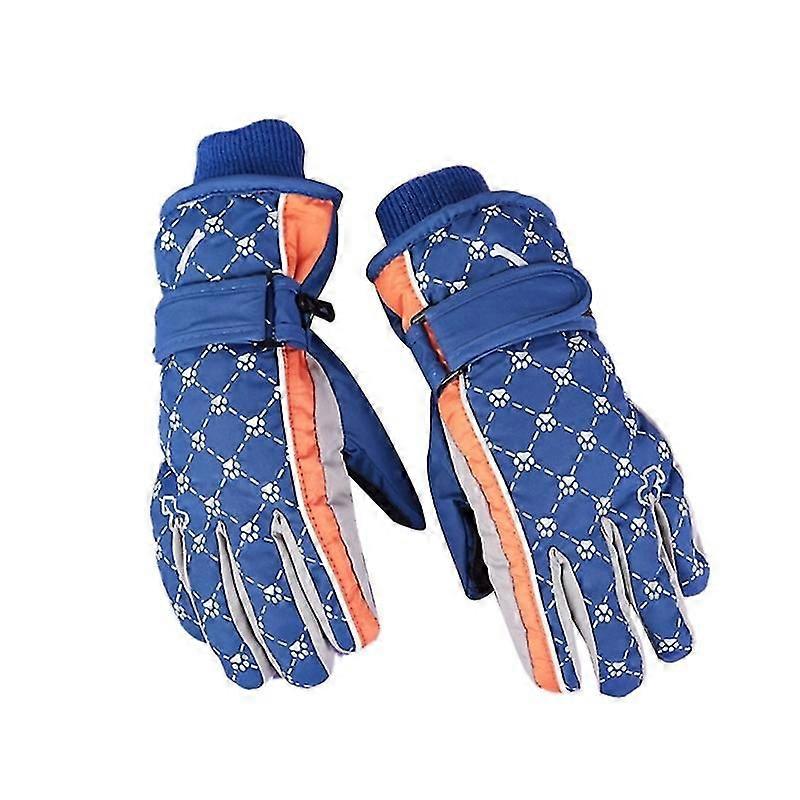 Ski Gloves Children Mittens Boy Girl Thermal Gloves For Cycling Skiing Riding