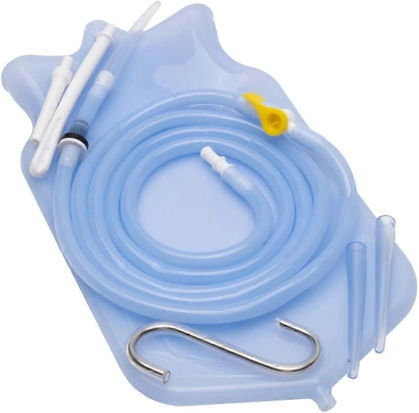 2025 Latest Model Reusable Silicone Enema Bag Kit-2L Coffee and Water Enema