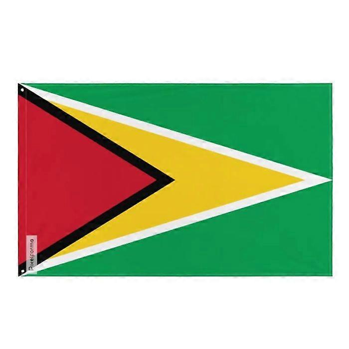 Flag of Guyana – 160 x 240 cm – Polyester – Iron eyelets – Durable