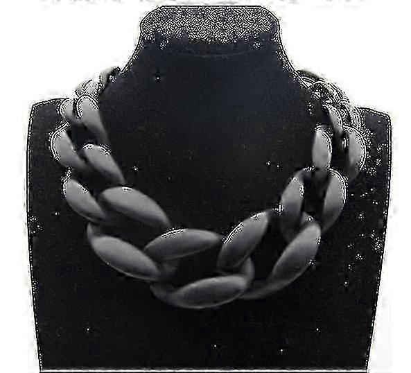 Vintage Acrylic Necklace Set for Lackingone Chic Choker Style