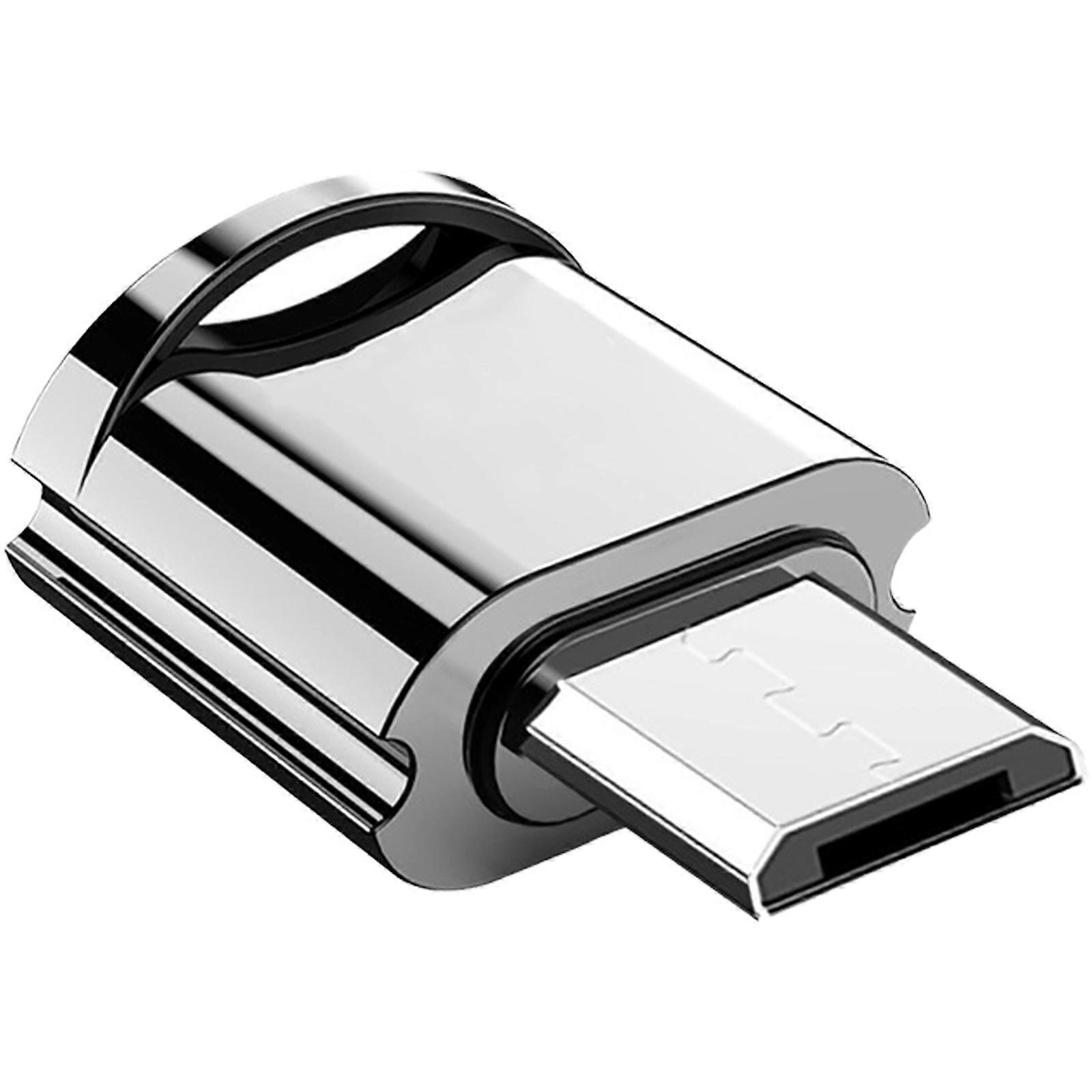 Micros USB Card Reader, Aluminum USB2.0 Memory Card Reader Adapters for PC,Card Reader Adapters