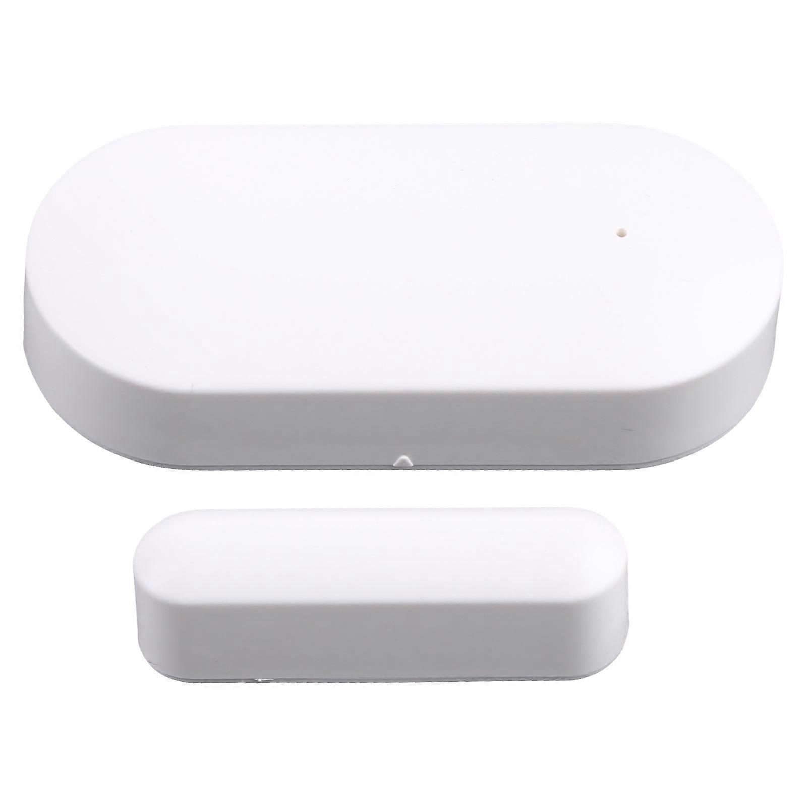 433MHz Wireless Door/Window Magnetic Sensor Detector Safe Stable to Use for GSM Home Office Security for Smart Alarm Sys  White