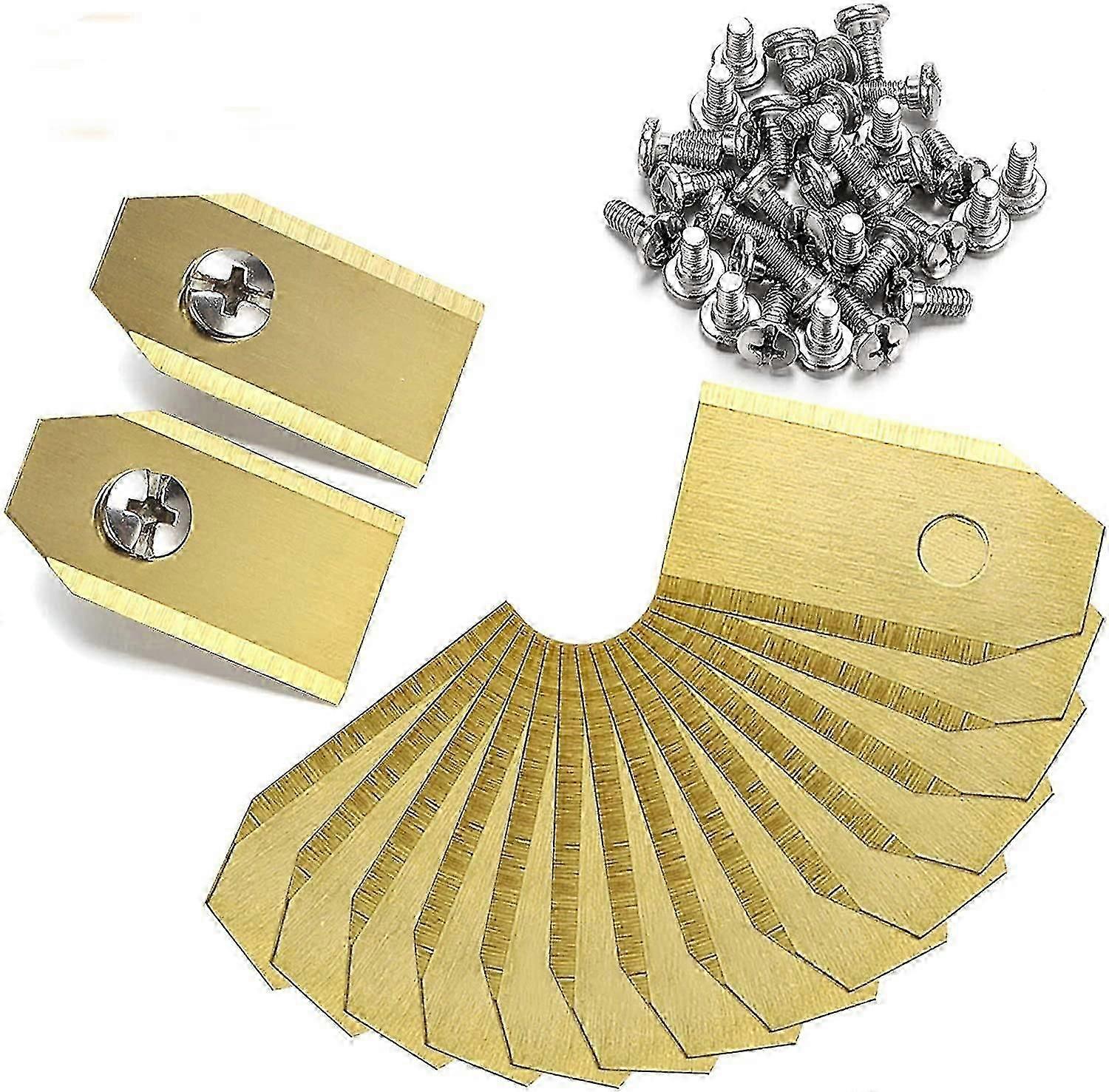 Titanknivblad, robotgräsklipparkniv för alla Husqvarna Automower Robot Gräsklipparskruvar