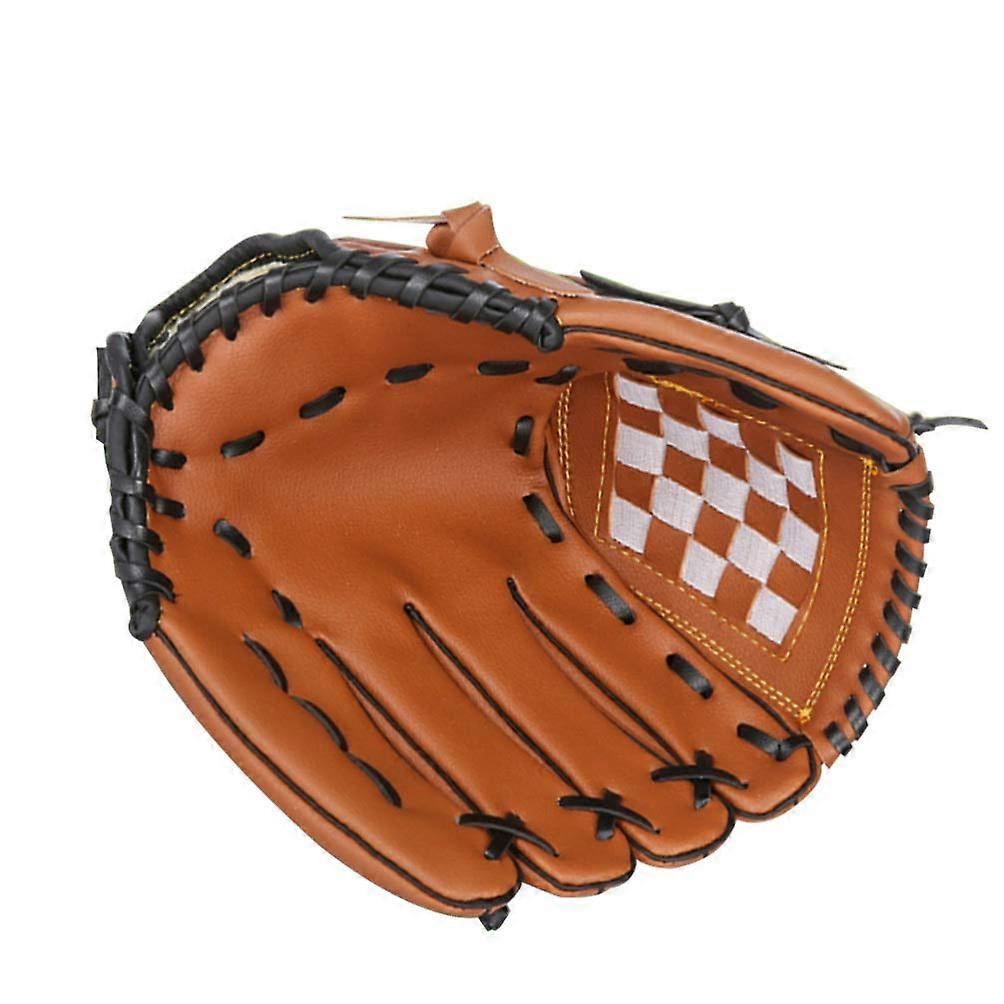 12. 5 Inch Fastpitch Softball Gloves Baseball Fielding Glove Adults Men and Youth Baseball Glove Softball Pitcher Medium Brown