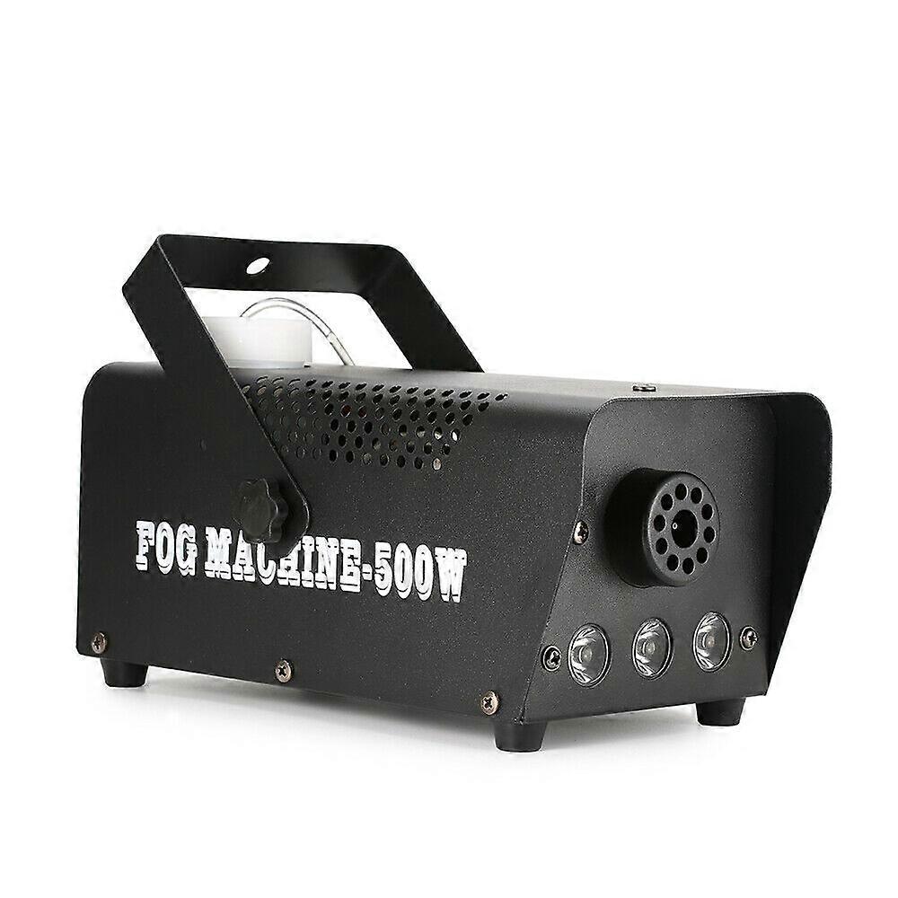 Machine à brouillard 500W avec lumière LED Smoke Power Stage Machine à fumée Machine à fumée avec télécommande filaire de 3 mètres pour les étapes