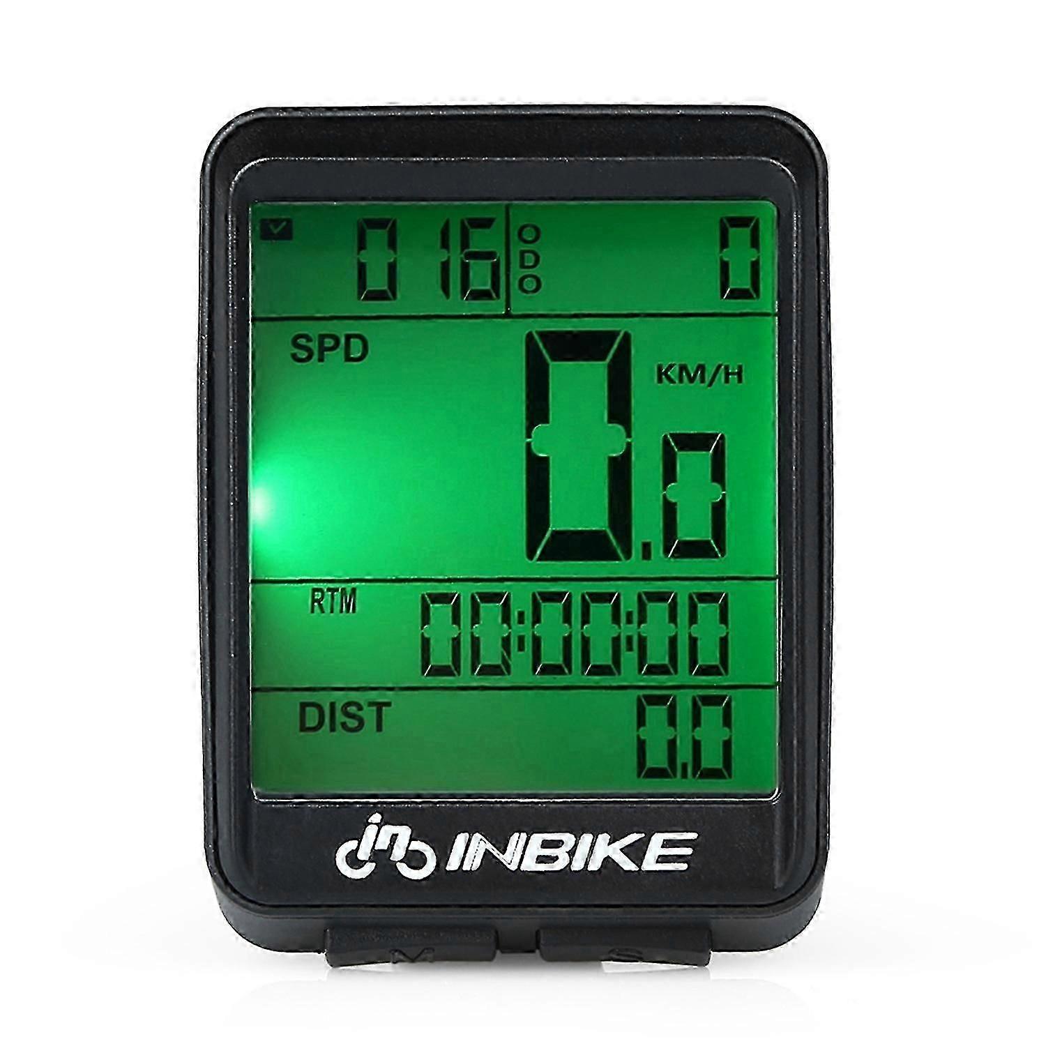 Wasserdichter Fahrrad-Tachometer Kabelloser Fahrradcomputer Regenfestes LCD-Display Multifunktionales Radfahren