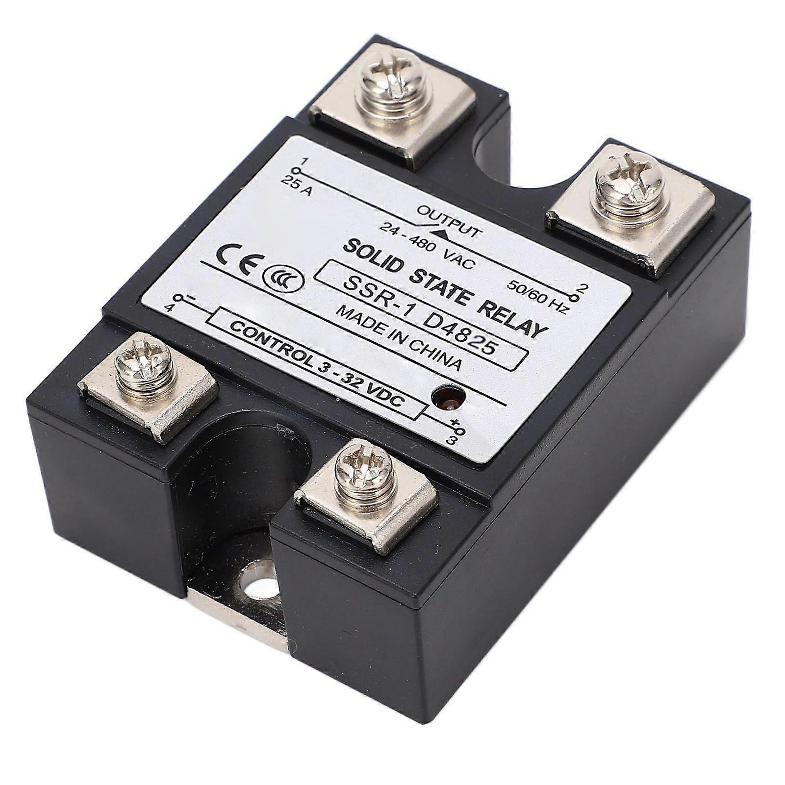 High quality  Solid State Relay SSR-1 D4825 25A 24-480VAC DC AC...