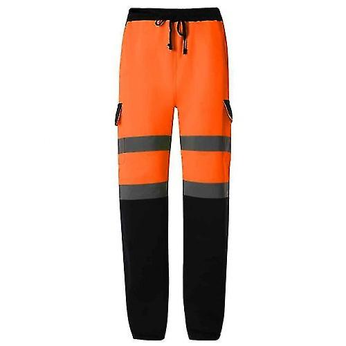 Yoko Mens Hi-Vis Jogging Bottoms