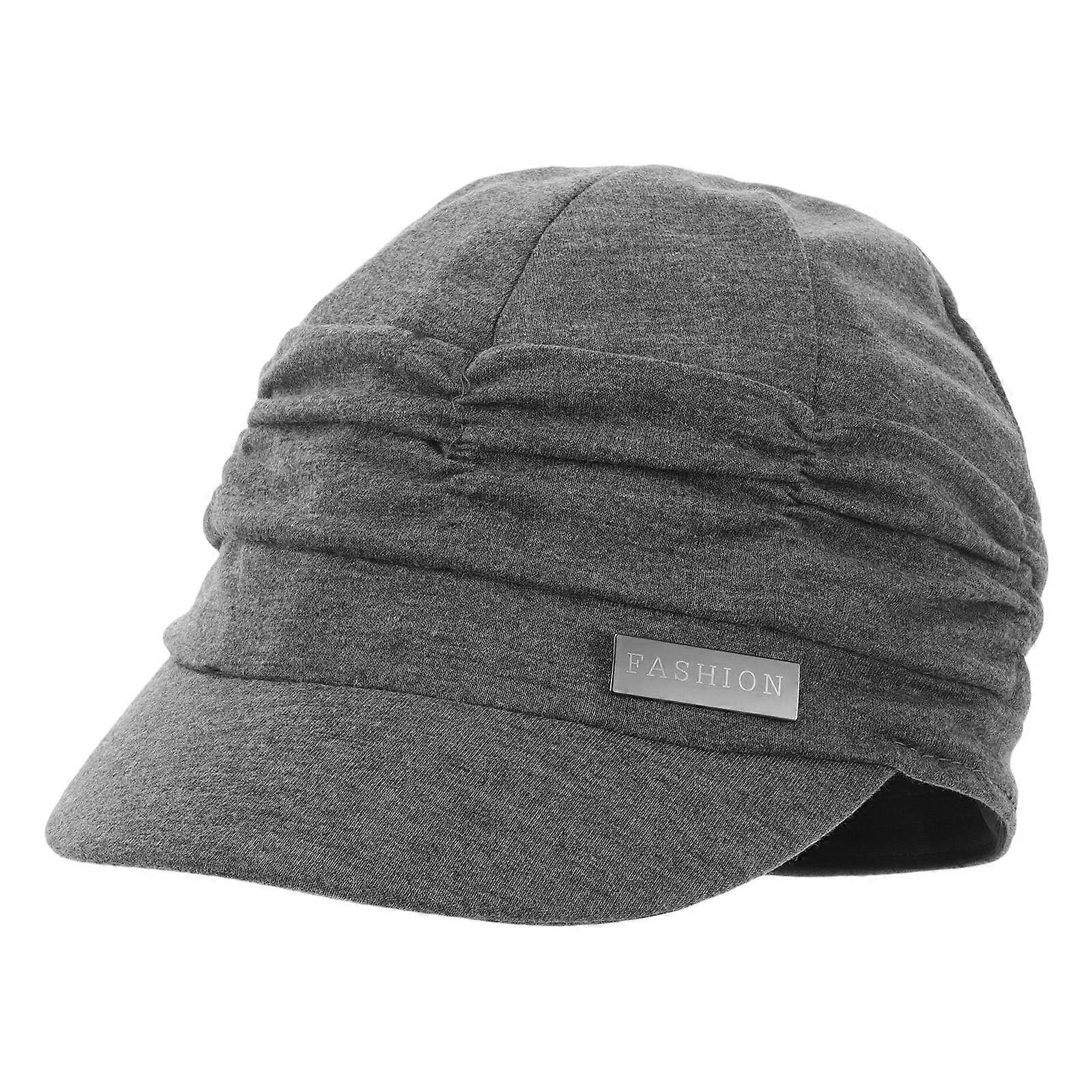 Soft Satin Chemo Cap for Hair Loss – Lightweight, Skin Friendly Beanie for Men and Women – Stylish Headwear for Sleep or Daily Wear – Grey