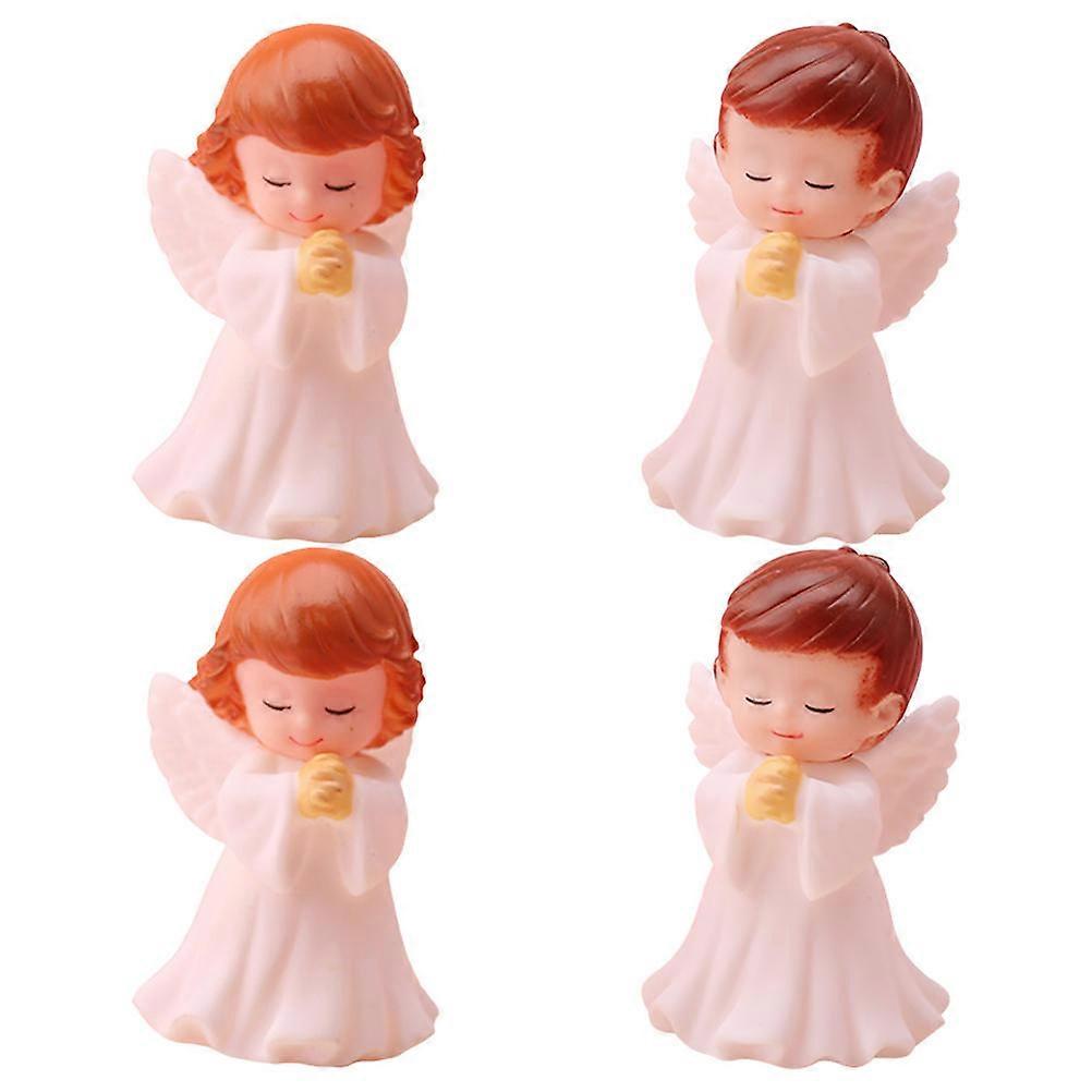 Here's a polished product description for your **4pcs Praying Angel Figurine With Wings**:
### ποΈ 4 Pack Praying Angel Figurines with Wings β