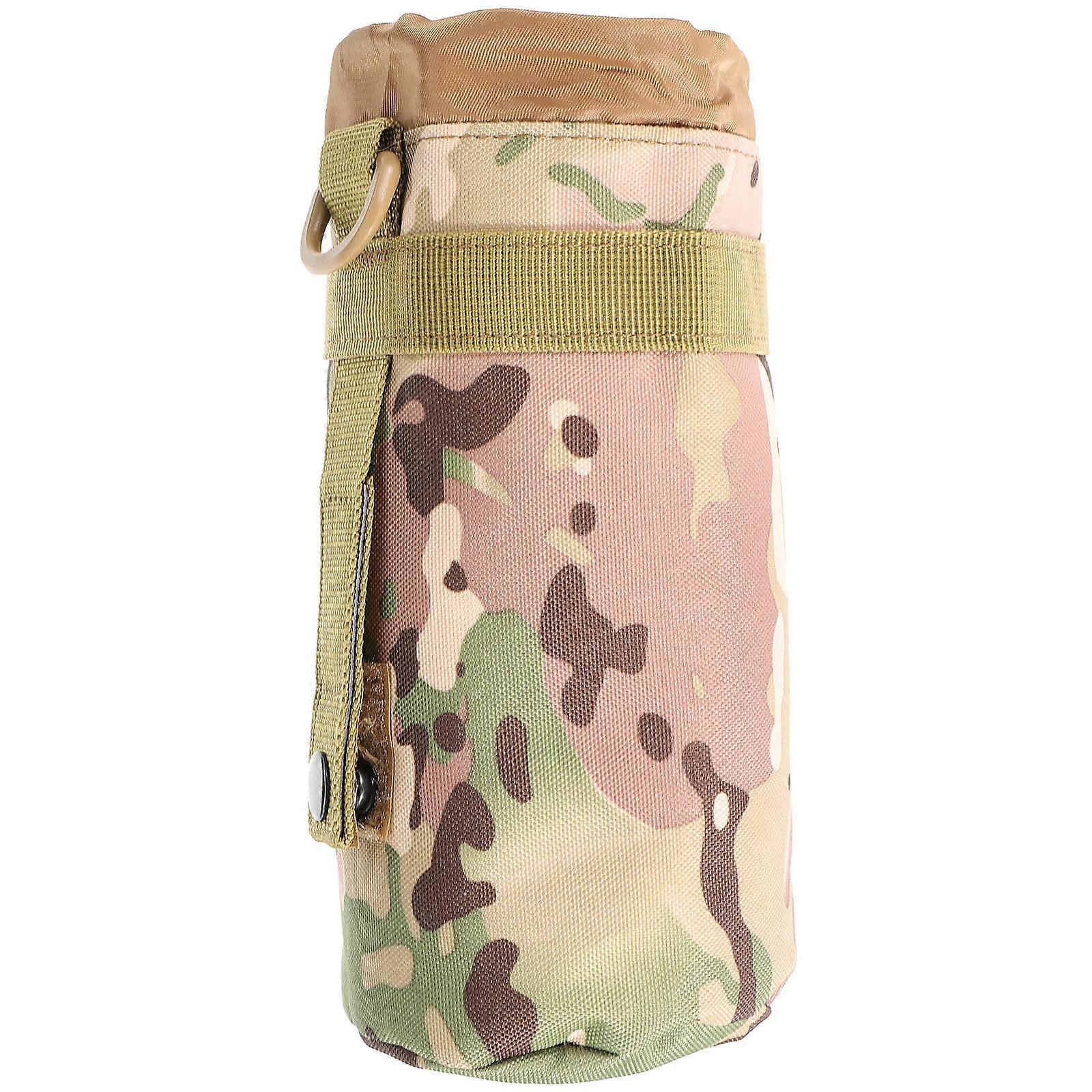 Water Bottle Carrier Bag with Strap for Hiking, Camping, and Travel – Durable Pouch for Backpack Outdoor Use