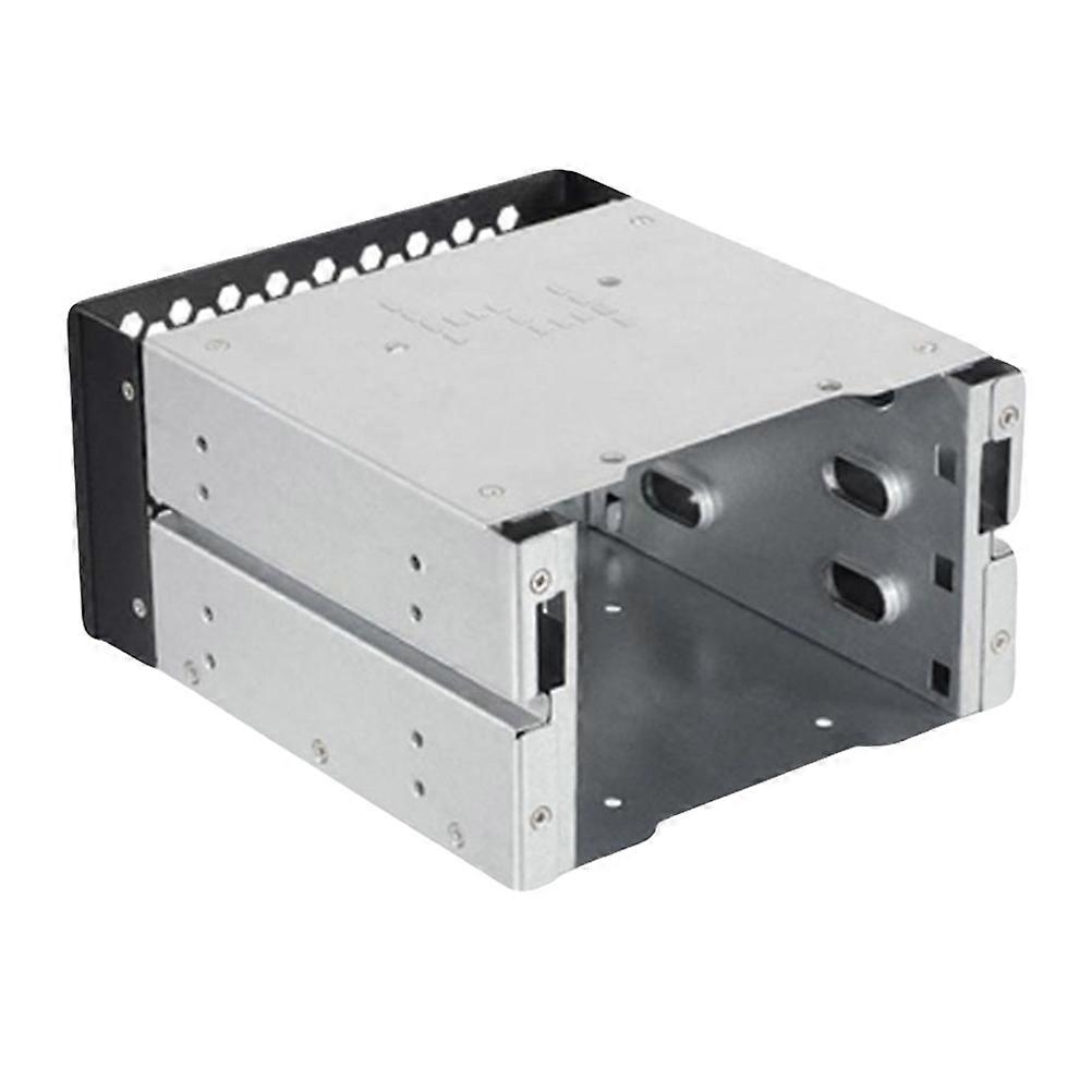 Rack Mount Hardware Hard Drive Mounting Bracket Computer Case Heat Dissipation 17x14.5x8.5cm Silver Multi Layer 1Pack