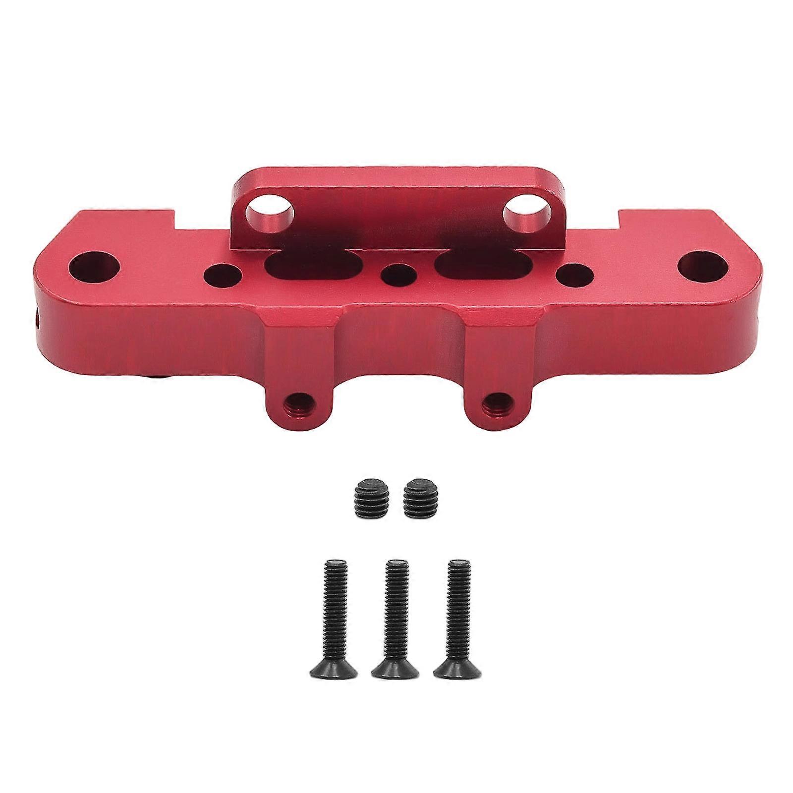 Remote Control Model Aluminium Alloy Front Bumper for 1/8 Toy Collection Kits for Remote Control Car Upgrade Red