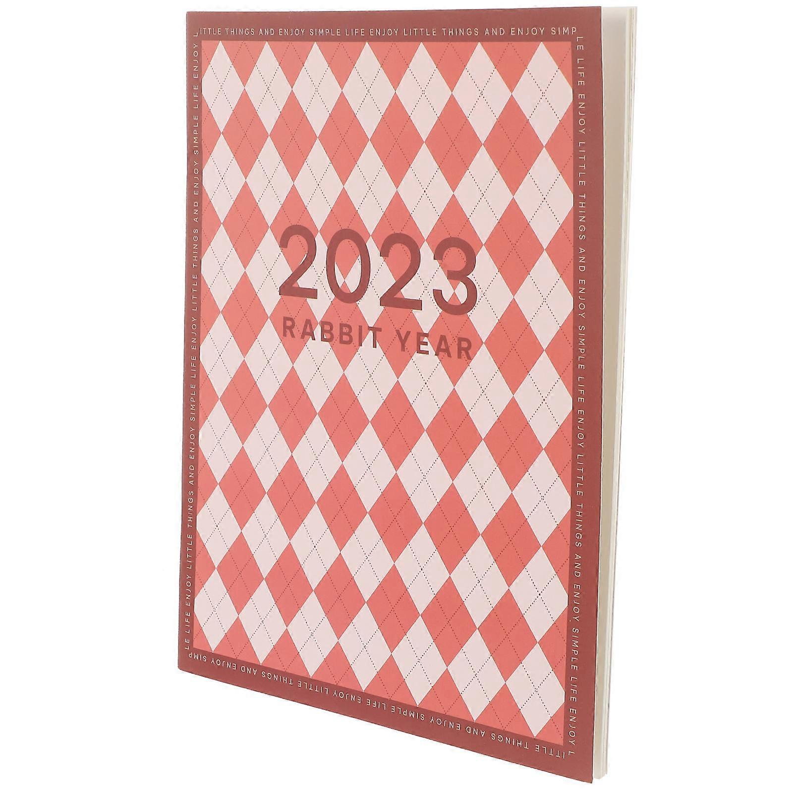 Planner Notepad Time Management Book Schedule Notepad 2023 Plans Recording Notepad Daily Use Work Study 1Set