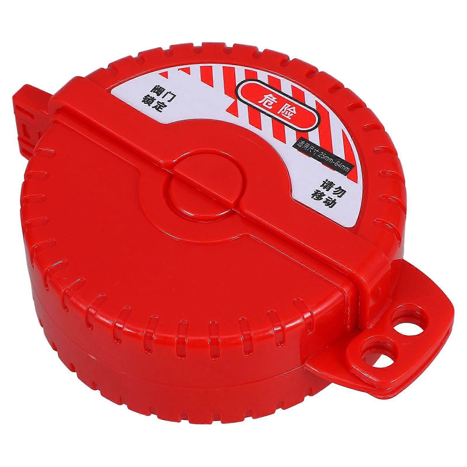 Valve Device Gate Valve Locking Disc For Equipment Maintenance Corrosion Resistant Red 1Pack