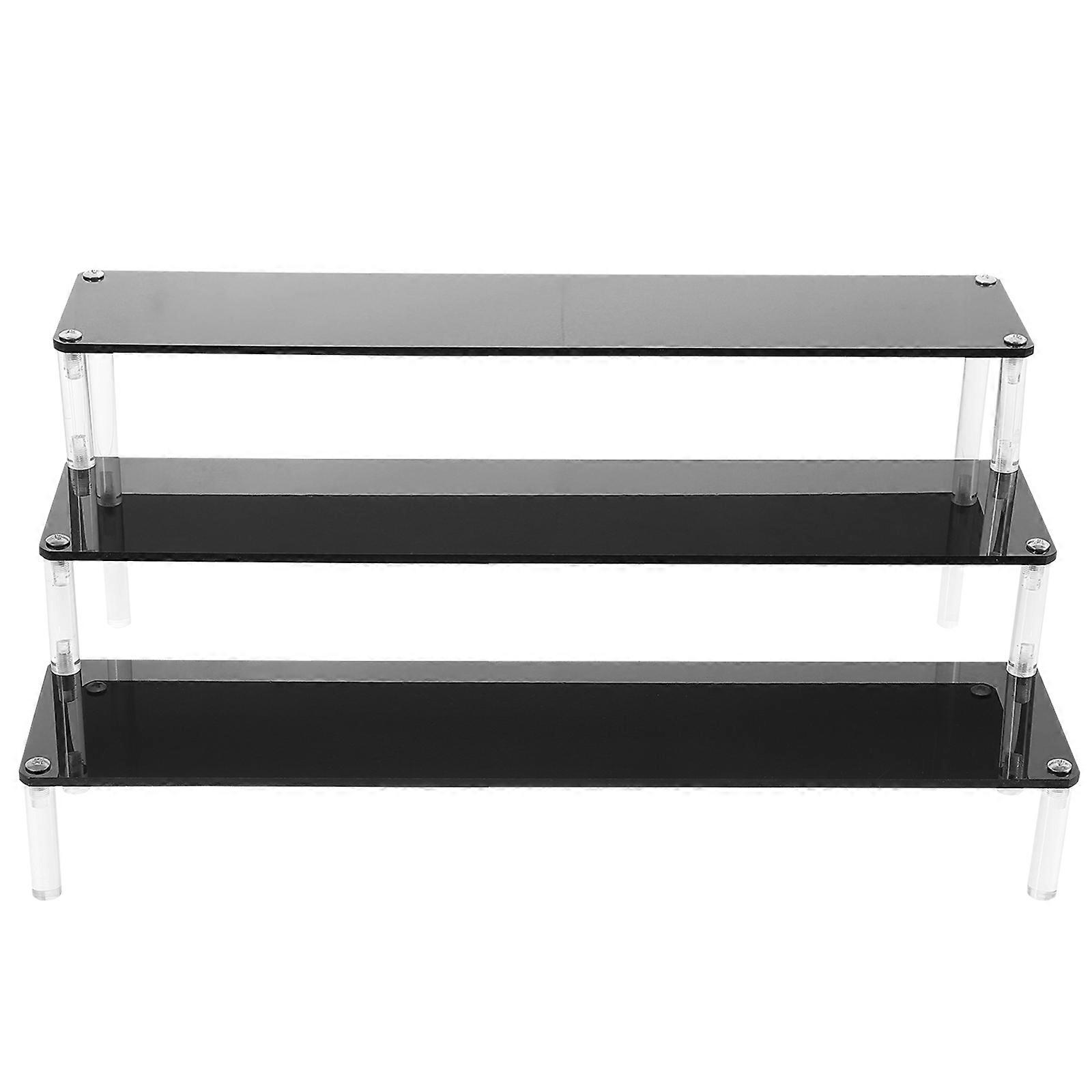 Display Stand Holder Tiered Display Shelf Craft Showing Rack Acrylic Organizer For Figurine Home Use 1Set