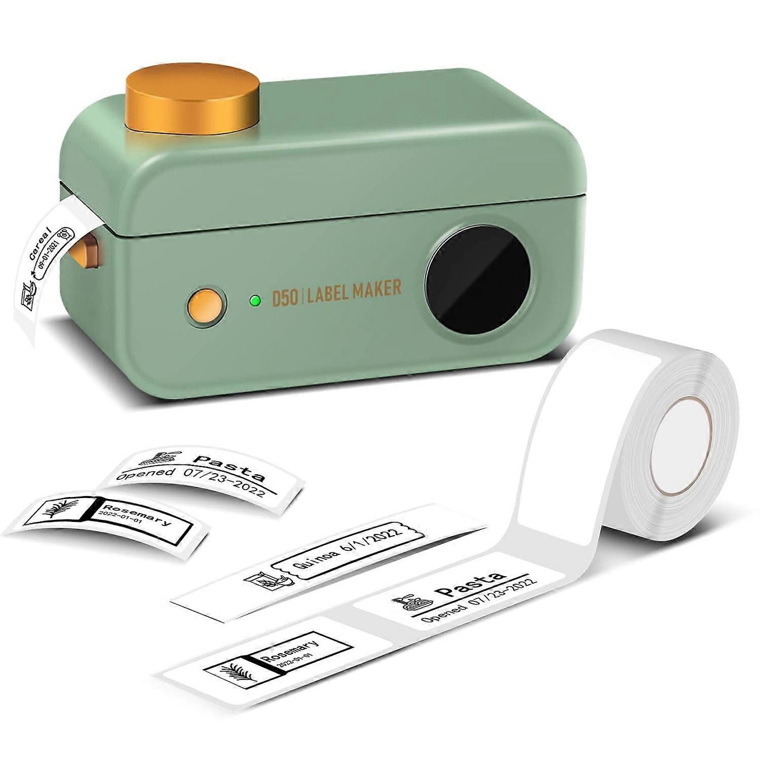 PHOMEMO D50 Wireless Label Maker Machine 180DPI Mini Pocket Thermal Label Printer