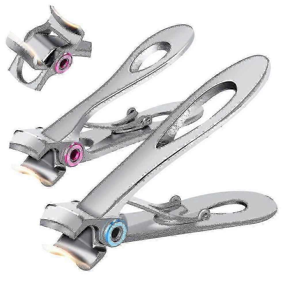 2個のネイルクリッパー、ステンレス鋼の爪のクリッパーカッタートリマー