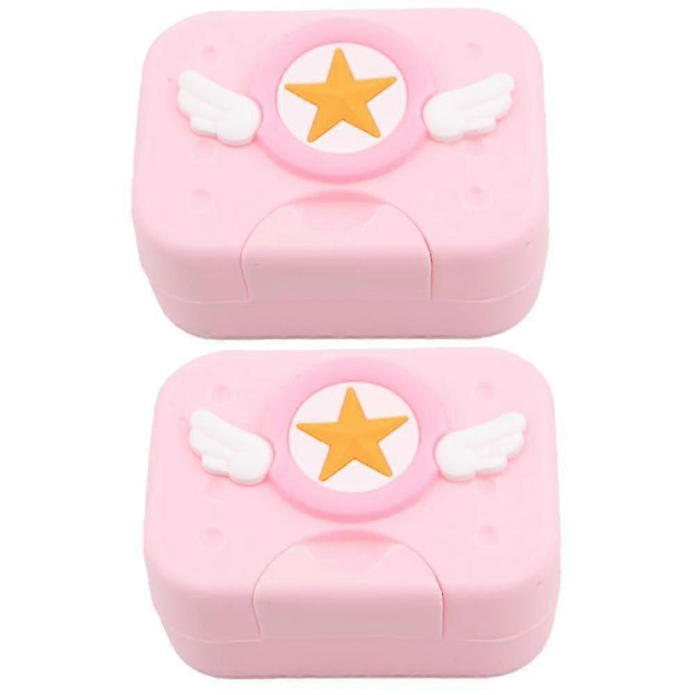 Soap Holder Container, Portable Bar Soap Saver Scrubber Case