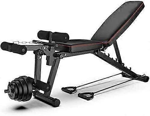 Adjustable Flat Weight Bench, Weight Bench for Home Gym, Flat Tilting Multipurpose Training Bench, SitUps, Belly Bar Bench