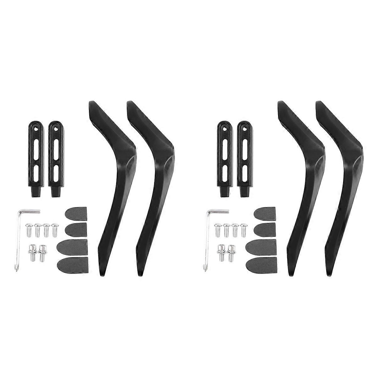 2X Steel TV Base for LCD Pedestal Screen Stand Home Universal Monitor Riser for 32 to 65 Inches