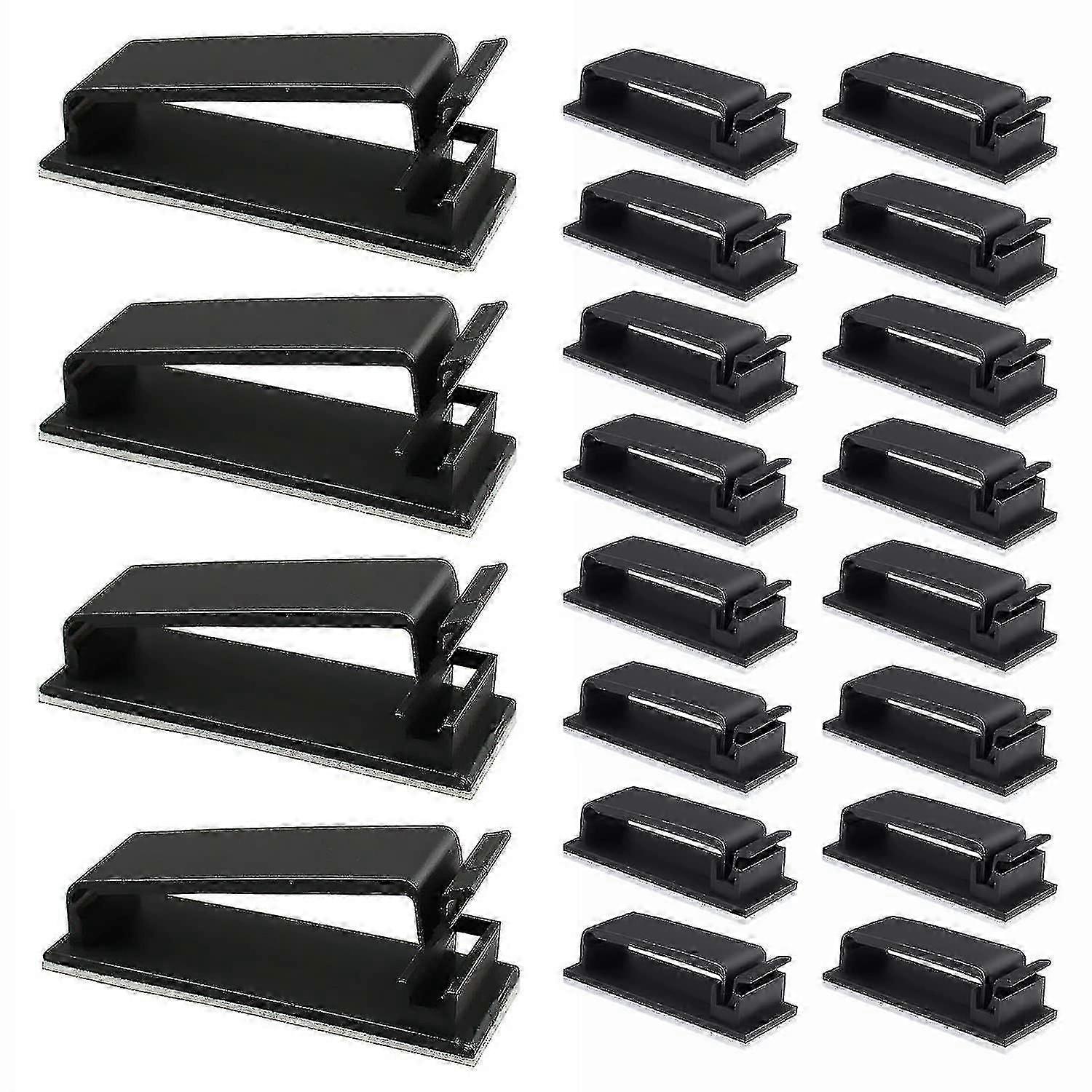 50 قطعة مشبك سلك لإدارة الكابلات اللاصقة ، مشبك منظم الكابلات للمنزل ، كمبيوتر مكتبي ، تلفزيون YGWL