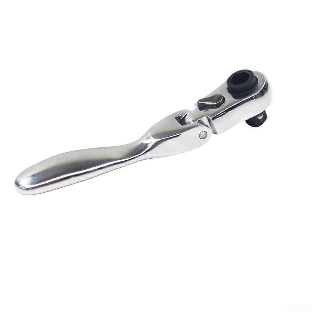 Mini Ratchet Screwdriver Set with 72-Tooth Mechanism, Chrome Steel, Double Head Socket Adapter for Tight Space Repairs