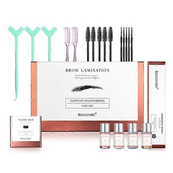 Professional Eyebrow Lamination Kit - Instant DIY Brow Lift Kit for Fuller, Thicker, Beautiful Eyebrows