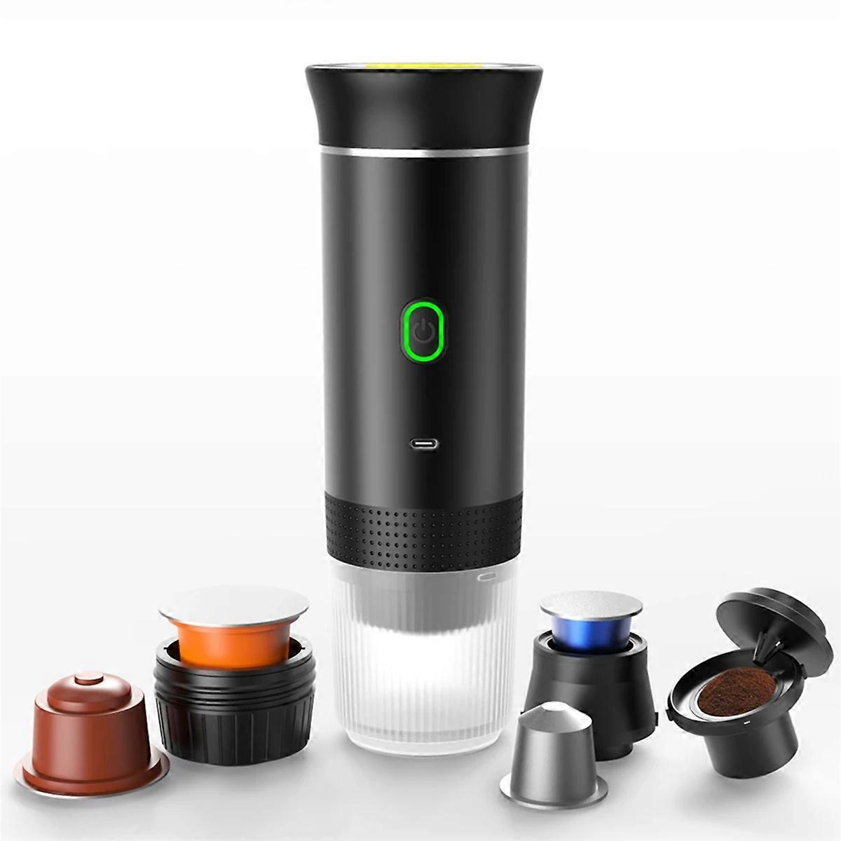 Mini Wireless Electric Portable Espresso Coffee Machine for Car & Home Camping Travel Capsule Coffe