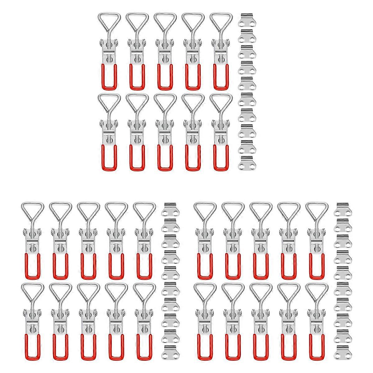 10Pcs Toggle Latch Clamp, 304 Stainless Steel Pull Hasp Latches