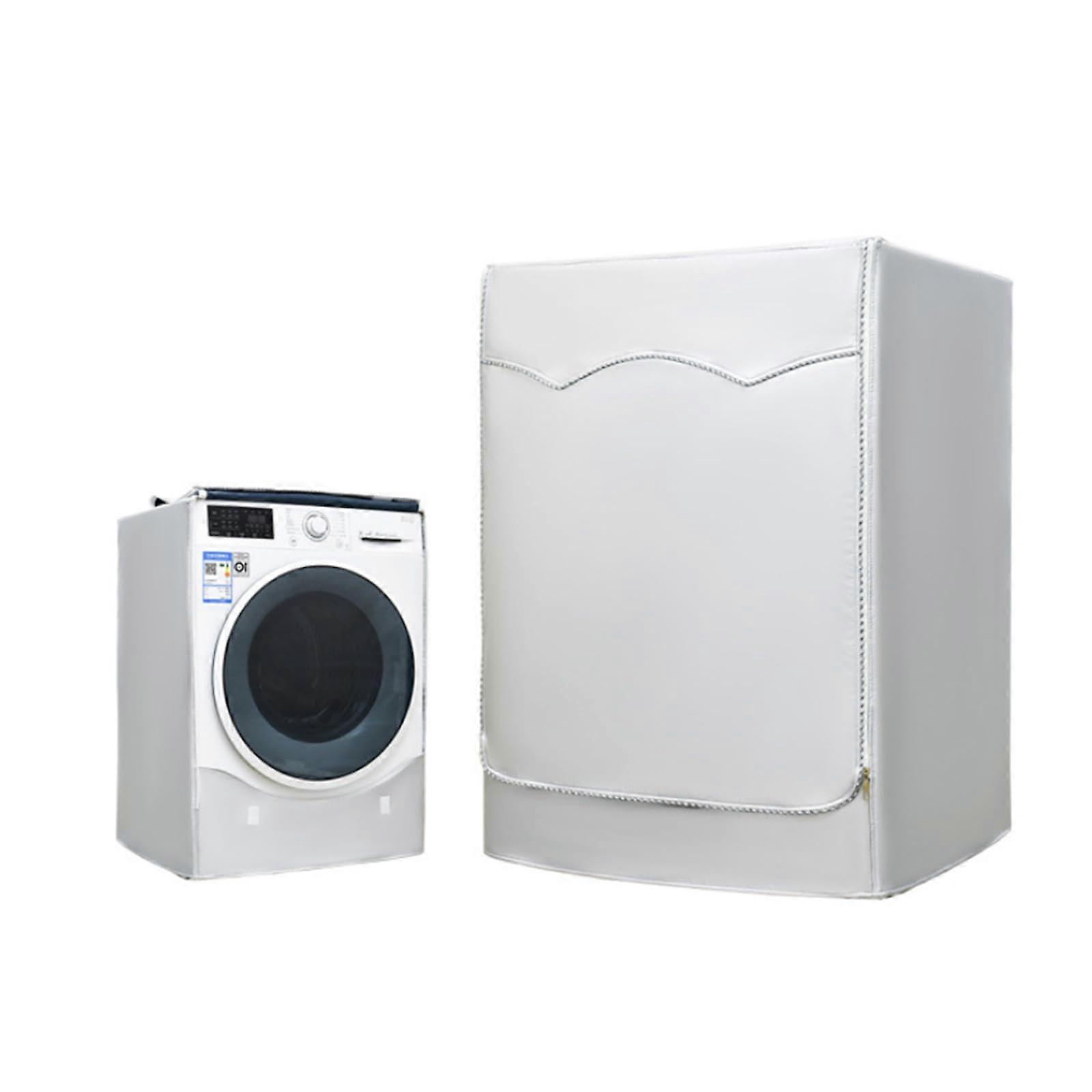 Washing machine cover for frontloading, waterproof, dustproof protective cover, sun protection, agingresistant protective cover (S(85×60×50))