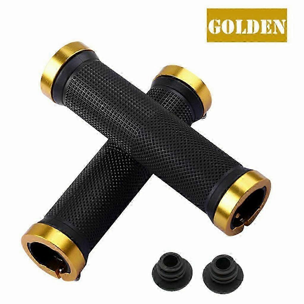 2PCS Bike Mountain Bicycle MTB Handlebar Grips Rubber Handle Grips Slip