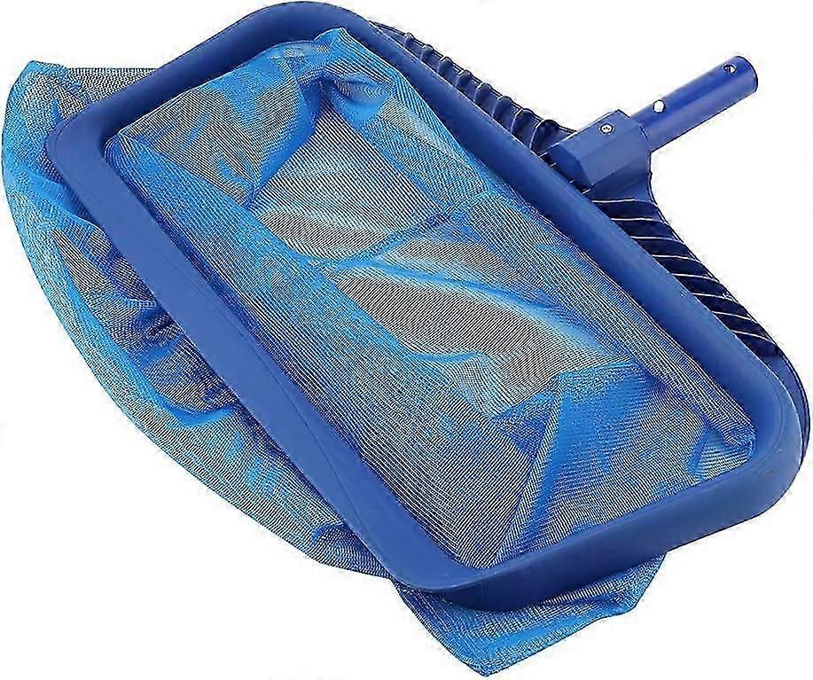 Aluminum Frame Pool Skimmer Net, Lightweight And Portable With Deep Nylon Net, Connects Effortlessly To Any Telescopic Pole, Ideal For Removing