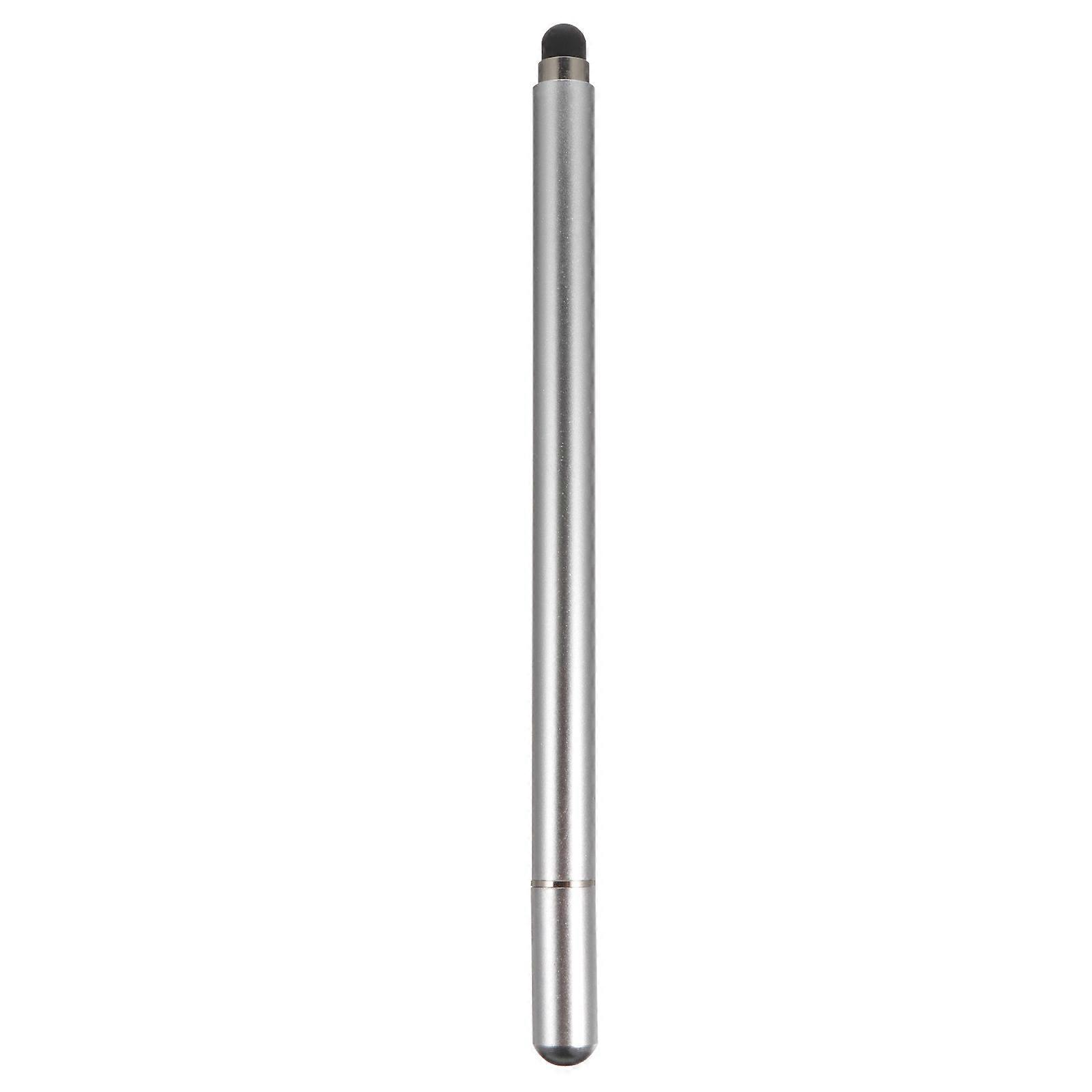 Stylus Pen Universal Tablet Magnetic Capacitive Screen Note-Taking 14.5Cm Silver Aluminium Alloy 1Pcs