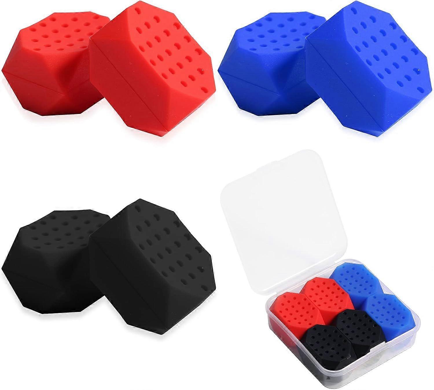 6 Pieces Jaw Exerciser, Hygienic Odorless Silicone Jaw Pad Muscle Trainer for Men and Women, Suitable for Beginners, Intermediate and Advanced Users (