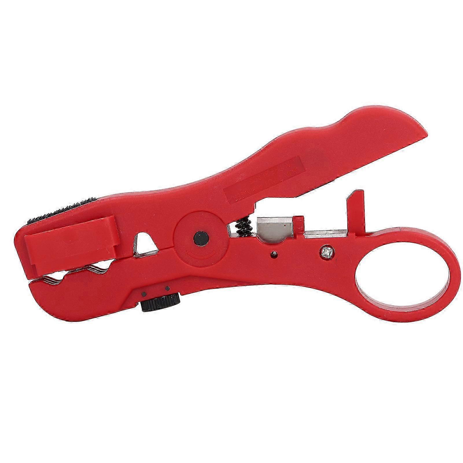 Adjustable Coaxial Cable Stripping Tool with Incisive Blade for RG6 RG11 RG59 RG7