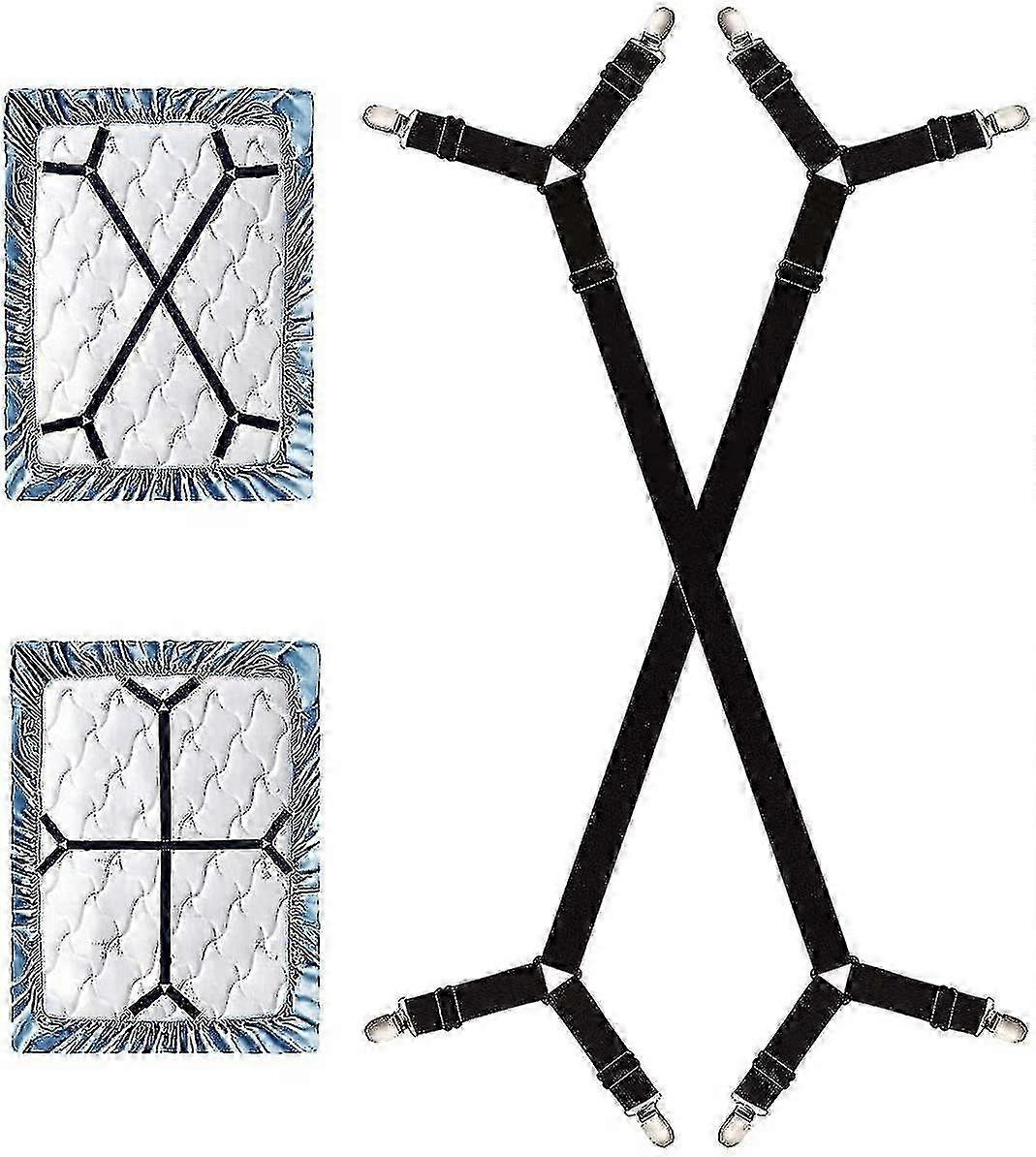 Adjustable Bed Sheet Holders, Bed Sheet Holders With Metal Clips, Mattress Holders