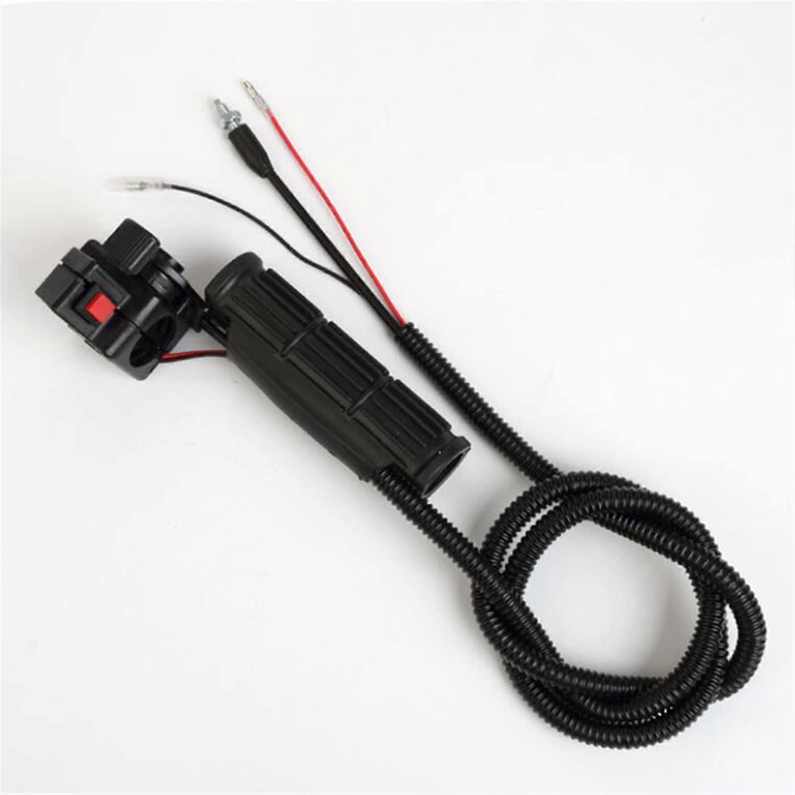 Throttle grip switch for lawn mower, direct throttle control, membrane