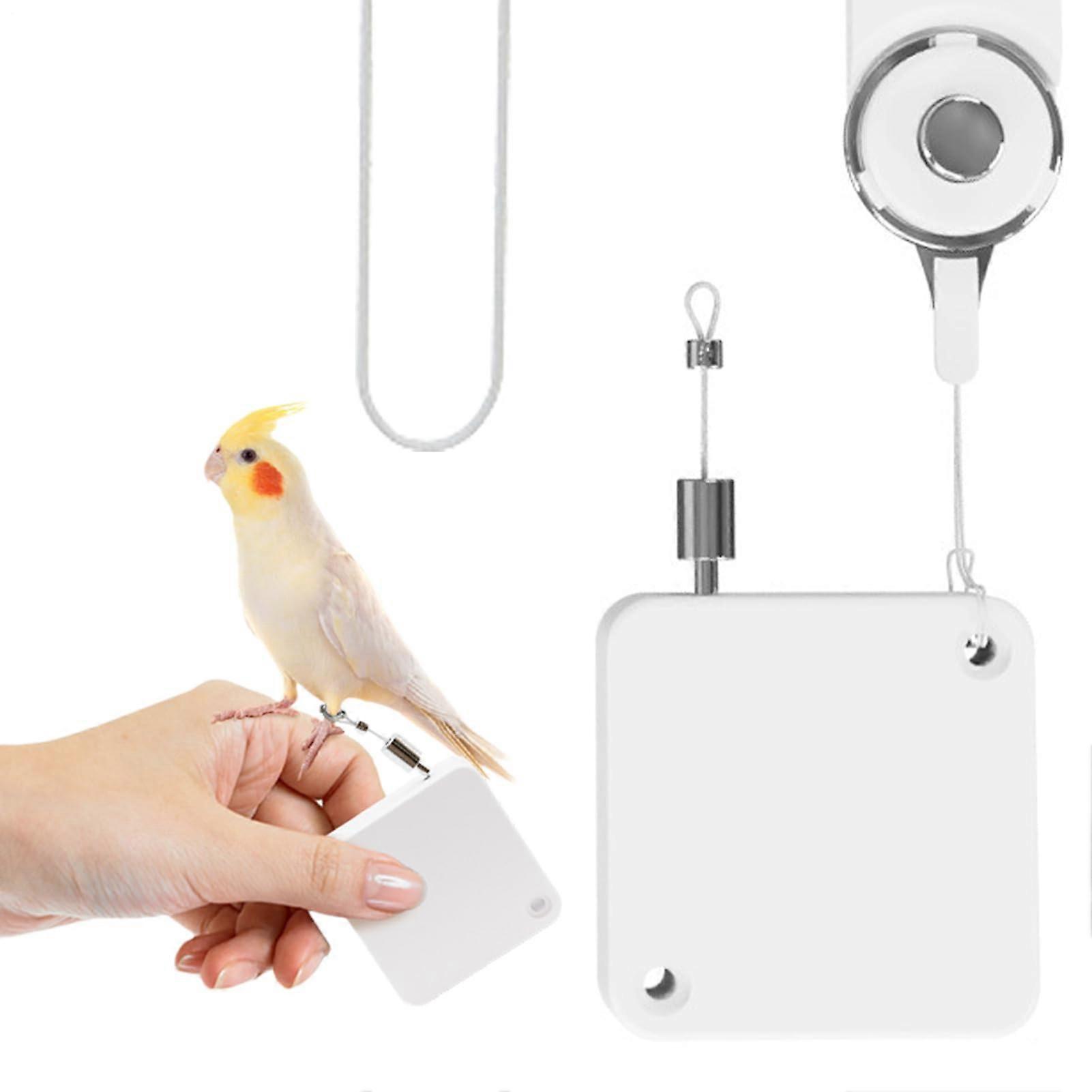 Bird Lash - 2m Adjustable Flying Leash for Parakeets | Anti-Warp Training Rope with Foot Ring, Outdoor Use