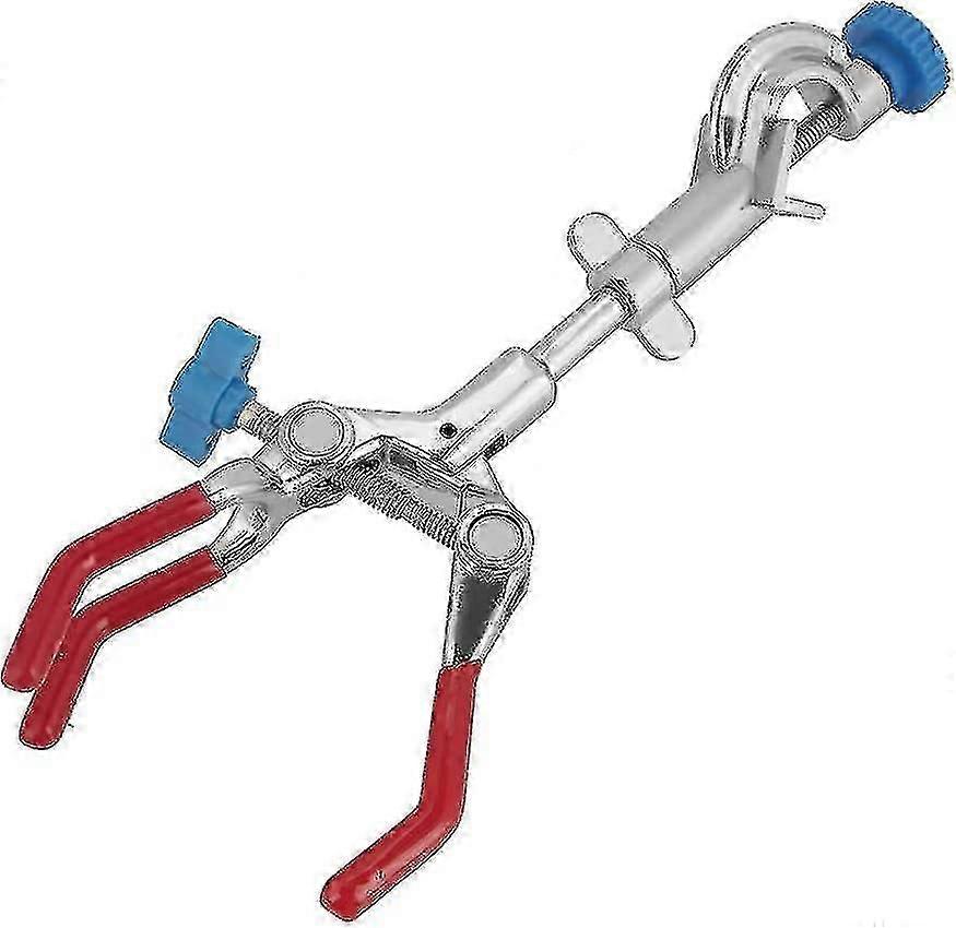 3 Adjustable Swivel Clamp, Finger Style Burette Flask Beaker Clamp Swivel Extension Laboratory Accessory