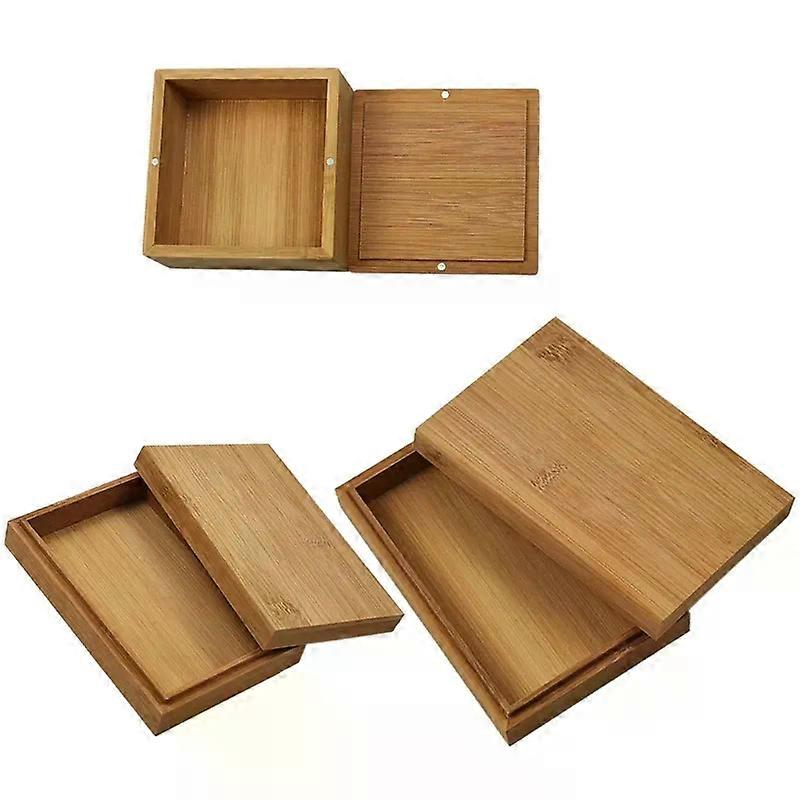 Desktop Playing Card Box for Case Bamboo Cards Storage Box for Tarot Playing Games Table Board Deck Game