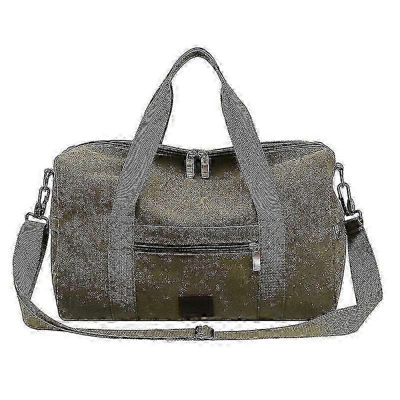 スタイリッシュなトラベルダッフルバッグ、週末の休暇のための大容量キャンバスジムトートバッグ