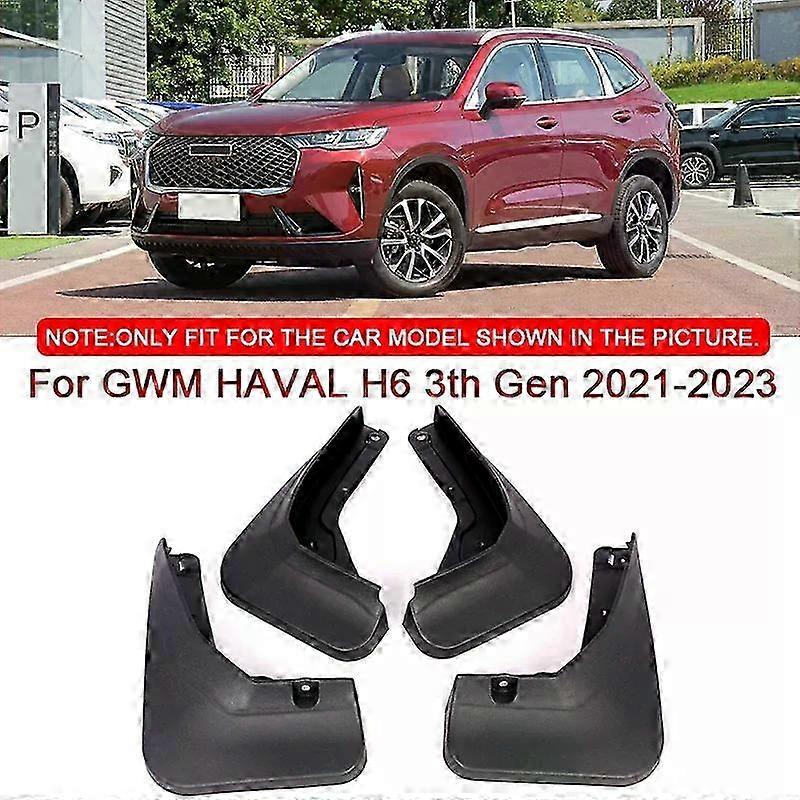 Car Styling Accessories for Certain Brand H6 3rd Gen 2021-2023 ABS Mud Flaps Splash Guard Front Rear Fender Protectors